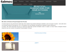 Tablet Screenshot of falmec.ee