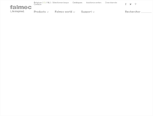Tablet Screenshot of falmec.be