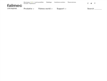 Tablet Screenshot of falmec.de